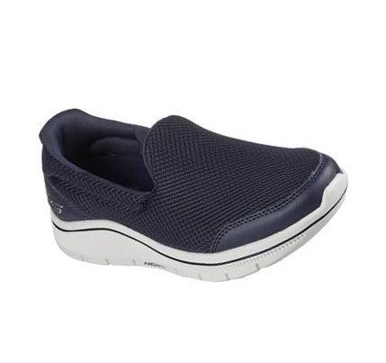Női Skechers Relaxed Fit: GO GOLF Arch Fit Walk Golf Cipő Sötétkék Fehér | HU3467X