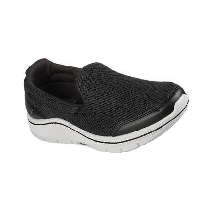 Női Skechers Relaxed Fit: GO GOLF Arch Fit Walk Golf Cipő Fekete Fehér | HU3478R