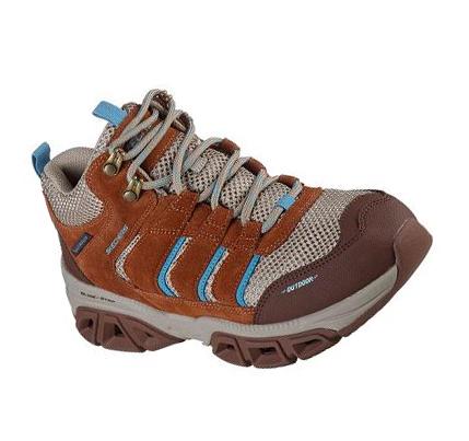 Női Skechers Relaxed Fit: Glide-Step Atlan Túracipő Barna | HU6878L