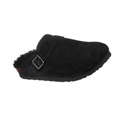 Női Skechers Relaxed Fit: Granola - Cozzyy Papucs Fekete | HU6580K