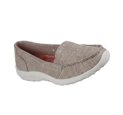 Női Skechers Relaxed Fit: Reggae Fest - Manzanita Alkalmi Cipő Szürke Barna | HU3163D