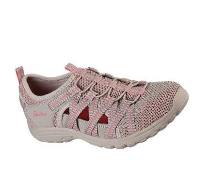 Női Skechers Relaxed Fit: Reggae Fest 2.0 - Happy Getaway Túracipő Barna | HU6676R