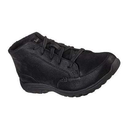 Női Skechers Relaxed Fit: Reggae Fest 2.0 - Strike a Chord Csizma Fekete | HUI9165