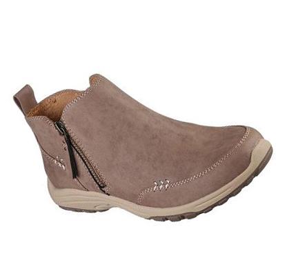 Női Skechers Relaxed Fit: Reggae Fest 2.0 - Zip On By Csizma Barna | HUI9770