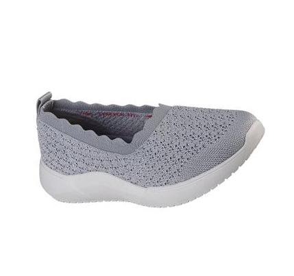 Női Skechers Relaxed Fit: Seager Cup - Alkalmi Convo Slip Ons Szürke | HU32638