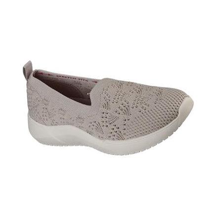 Női Skechers Relaxed Fit: Seager Cup - Fireworks Slip Ons Szürke Barna | HU32880