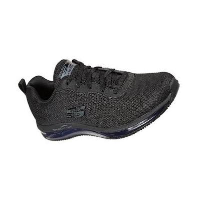 Női Skechers Relaxed Fit: Skech-Air SR Munkacipő Fekete | HU4371P