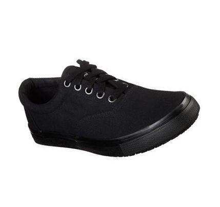 Női Skechers Relaxed Fit: Sudler SR Munkacipő Fekete | HU4471Q