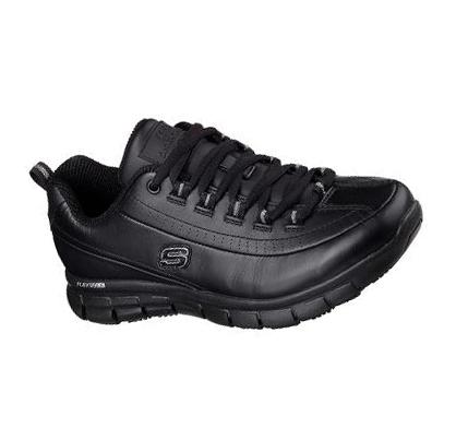 Női Skechers Relaxed Fit: Sure Pálya - Trickel Munkacipő Fekete | HU4746L