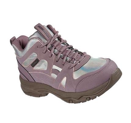 Női Skechers Relaxed Fit: Trego - Brilliant Hue Csizma Levendula | HUA166L