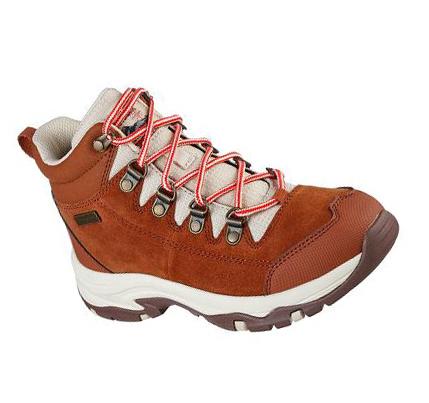 Női Skechers Relaxed Fit: Trego - El Capitan Túracipő Barna | HU6867P