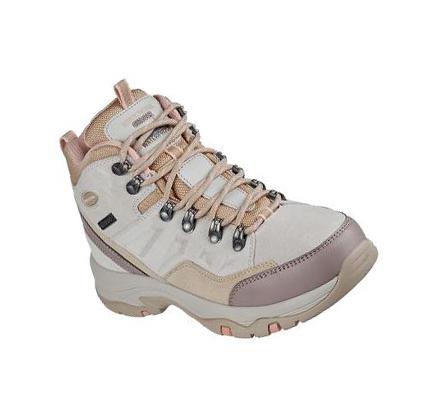 Női Skechers Relaxed Fit: Trego - RM Túracipő Bézs | HU6892K