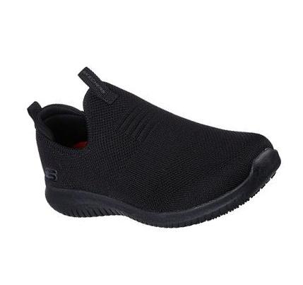 Női Skechers Relaxed Fit: Ultra Flex SR Munkacipő Fekete | HU4196S