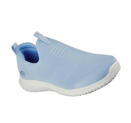 Női Skechers Relaxed Fit: Ultra Flex SR Munkacipő Világos Kék Fehér | HU4221X