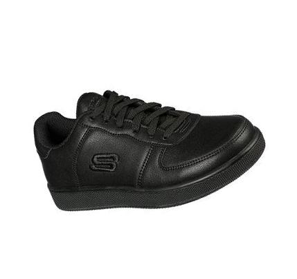 Női Skechers Relaxed Fit: Vibsie SR Munkacipő Fekete | HU5321D