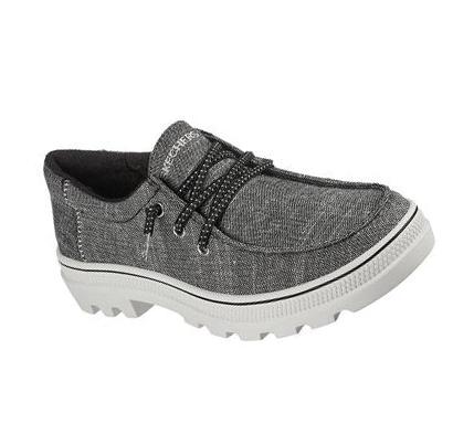Női Skechers Roadies - Good Times Slip Ons Fekete | HU34134