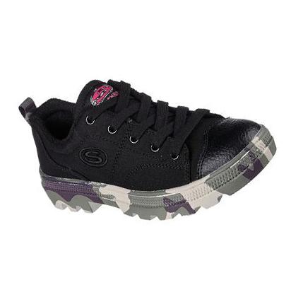 Női Skechers Roadies - I See You Alkalmi Cipő Fekete Camo | HU34630