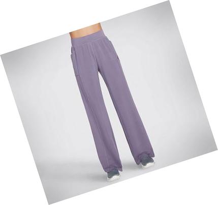 Női Skechers SKECHLUXE Restful 4-Pocket Nadrág Lila | HU5422L