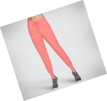 Női Skechers SKECHLUXE Restful Jogger Nadrág Korall | HU5384K