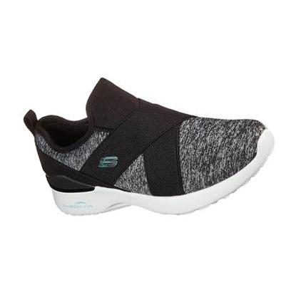 Női Skechers Skech-Air Dynamight - Big Step Slip Ons Fekete Szürke | HU3698L