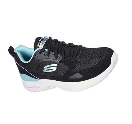 Női Skechers Skech-Air Dynamight - Carefree Way Edzőcipő Fekete Menta | HU37230