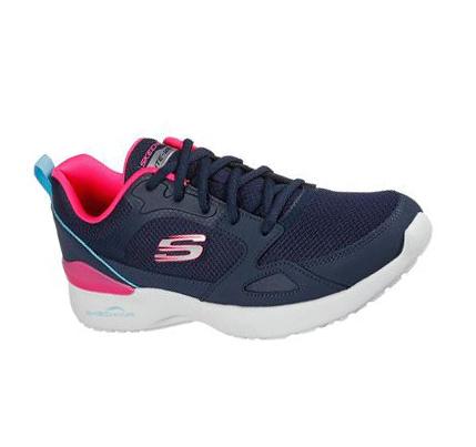 Női Skechers Skech-Air Dynamight - Carefree Way Edzőcipő Sötétkék Rózsaszín | HU3748W