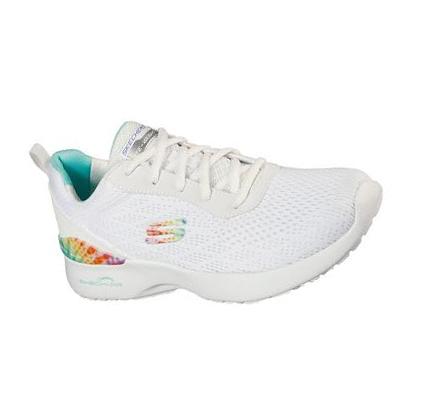 Női Skechers Skech-Air Dynamight - Groovy Path Edzőcipő Fehér Színes | HU3798K