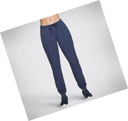 Női Skechers Skech-Knit Midrise Jogger Nadrág Sötétkék | HU5219E