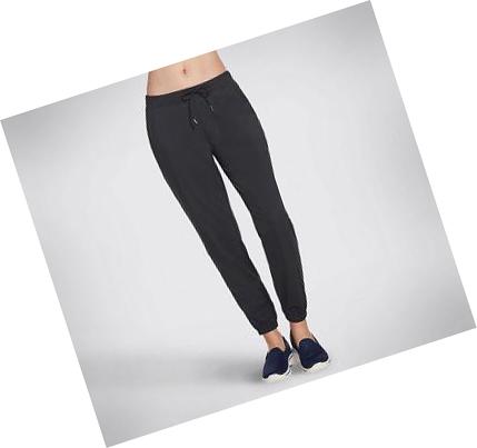 Női Skechers Skech-Knit Midrise Jogger Nadrág Fekete | HU5222B