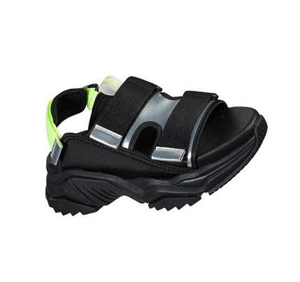 Női Skechers Smart Block - Ravi Szandál Fekete | HU4001D