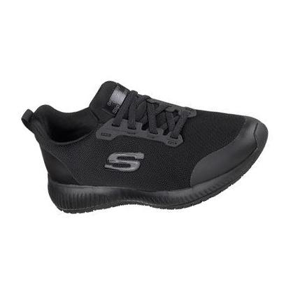 Női Skechers Squad SR Munkacipő Fekete | HU43210