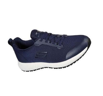 Női Skechers Squad SR Munkacipő Sötétkék | HU4346W