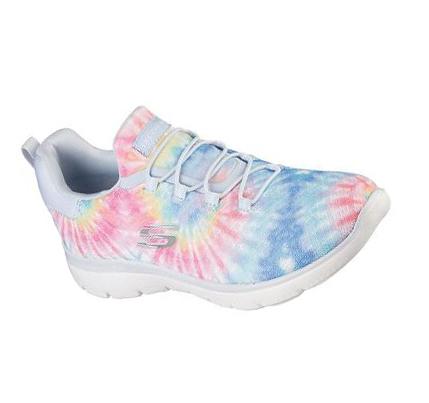 Női Skechers Summits - Vivid Views Slip Ons Színes | HUI024S