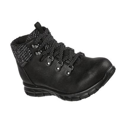 Női Skechers Synergy - Cold Daze Csizma Fekete | HUI641P