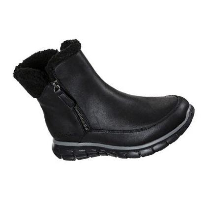 Női Skechers Synergy - Collab Csizma Fekete | HUI616W