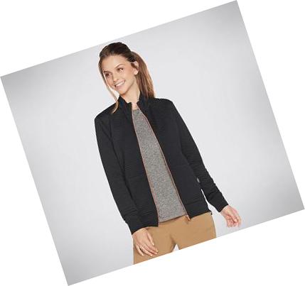 Női Skechers The Hoodless Hoodie GO WALK Everywhere Kapucnis Pulóver Fekete | HU40698
