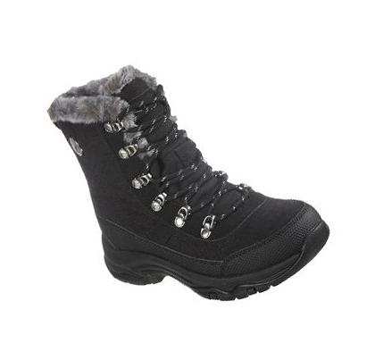 Női Skechers Trego - Cold Blues Csizma Fekete | HUA266W