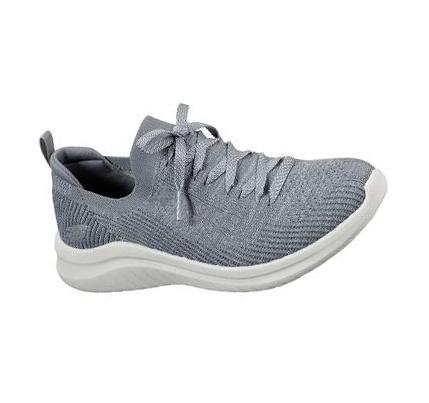 Női Skechers Ultra Flex 2.0 - Flash Illusion Slip Ons Szürke | HU7722A