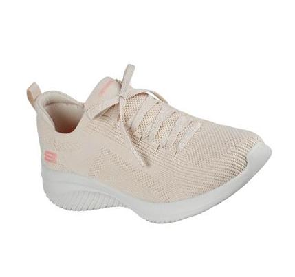 Női Skechers Ultra Flex 3.0 - Big Plan Slip Ons Bézs | HUI224K