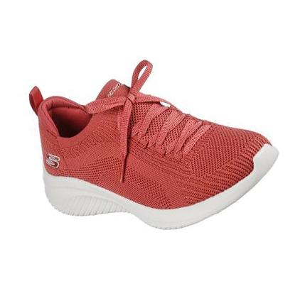 Női Skechers Ultra Flex 3.0 - Big Plan Slip Ons Piros | HUI299Q