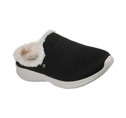 Női Skechers Ultra Flex - Perfect Plans Papucs Fekete | HU5876A