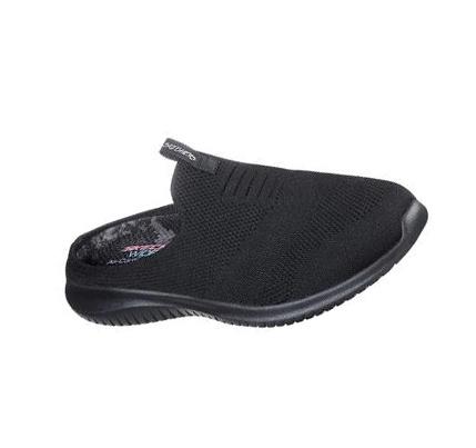 Női Skechers Ultra Flex - Sky Driven Slip Ons Fekete | HU66634