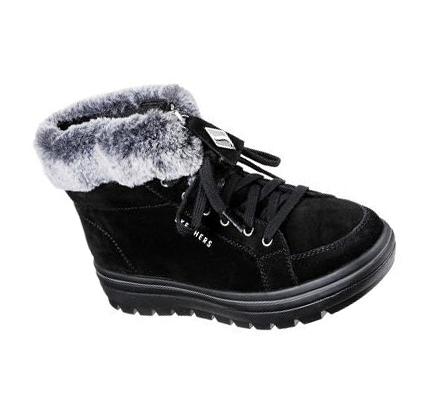 Női Skechers Utcai Cleats - Everyday Chillz Csizma Fekete | HU7238S