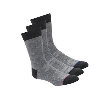 Női Skechers Wool Blend Munka Crew - 3 Pack Zokni Szürke | HU30690