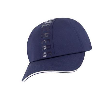 Női Skechers Wrap Logo Baseball Kalap Sötétkék | HUA9974